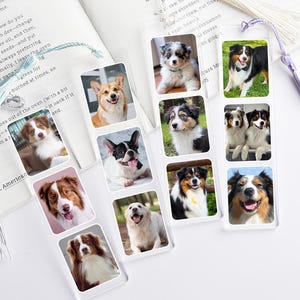 Personalized Photo Bookmarks, Pet Photo Gift, Dog and Cat Gift, Create Your Own Custom Photo Bookmark, Custom Photo Bookmark Gift