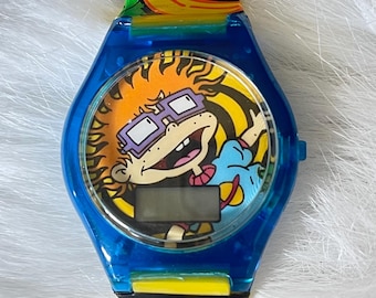 Vintage Rugrats 1990 Scratch & Sniff Watch