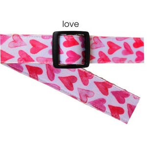 Dog Collar Love & Hearts