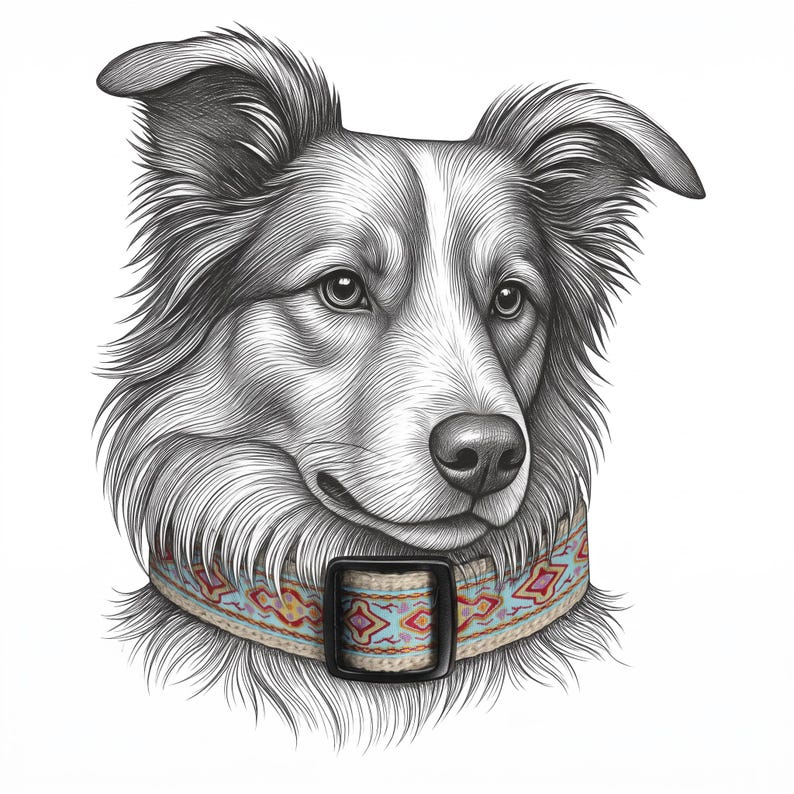 Linda coleira de cânhamo em tons pastel para cães imagem 1