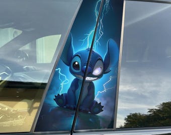 Exclusive Custom Car Pillar Wrap – Luxury Vinyl Decal Limited Stock Stitch