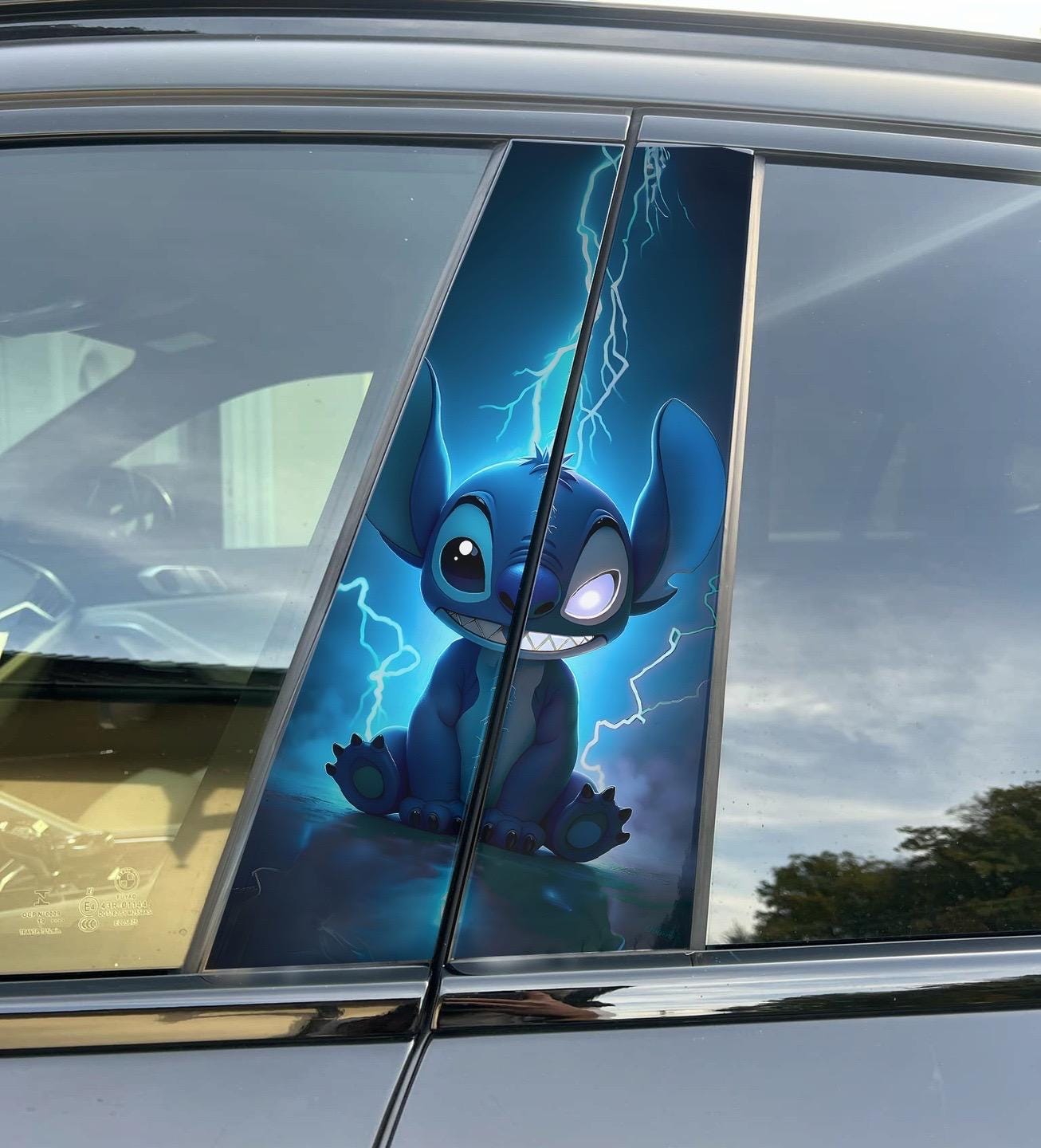 Exclusive Custom Car Pillar Wrap – Luxury Vinyl Decal Limited Stock Stitch