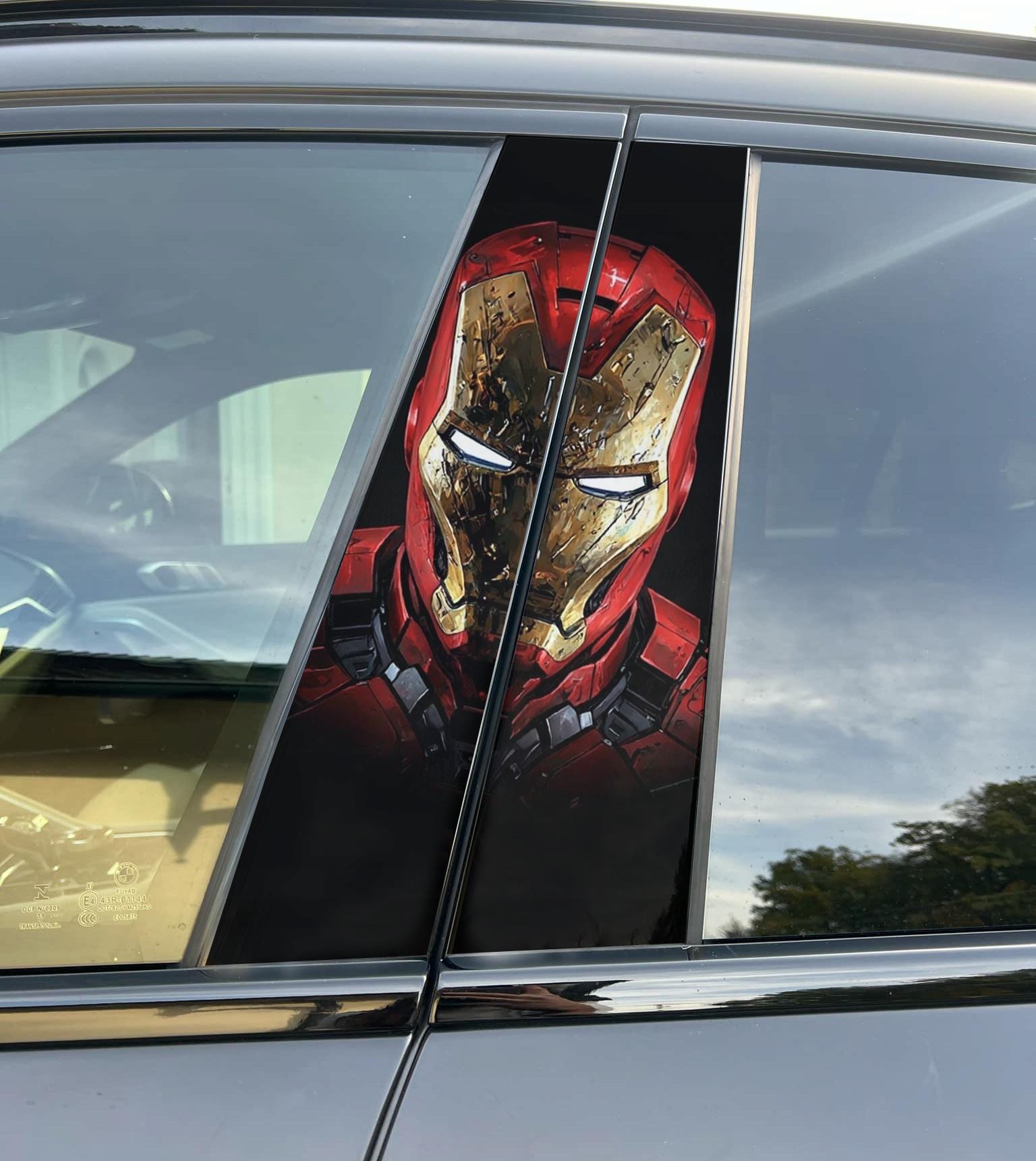 Exclusive Custom Car Pillar Wrap – Luxury Vinyl Decal Limited Stock Ironnman