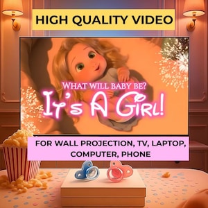 Gender Reveal Movie, Baby Magical Storybook Gender Reveal Movie, Boy or Girl Gender Reveal Ideas, Twins Boy Girl, It's a Boy, It's a Girl