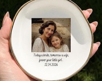 Regalo personalizado para la madre de la novia, joyero personalizado con foto de mamá, regalos de boda para mamá, regalo para mamá