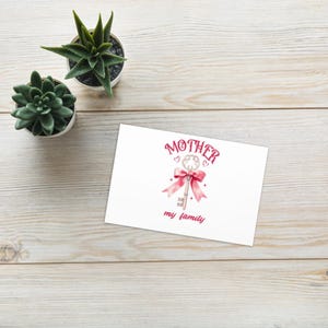 Wenskaart zeer goed cadeau voor moeders en grootmoeders