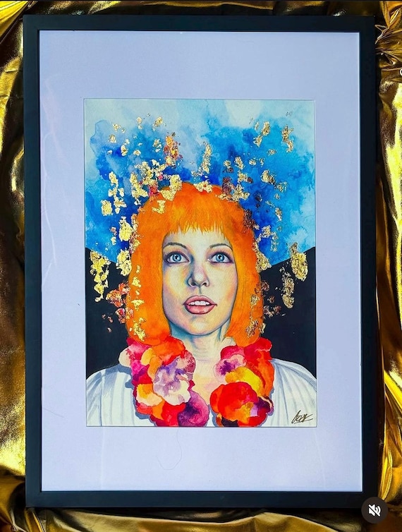 Limited edition | The Fifth Element | Leeloo Dallas | A4 Art Print