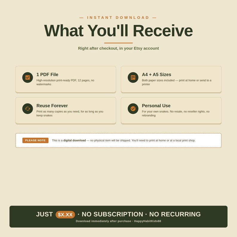 Ball Python Care Journal Printable PDF | Snake Feeding Log Tracker ...