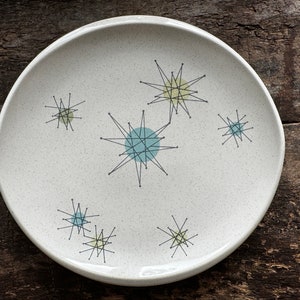 Vintage Starburst Plates - Etsy