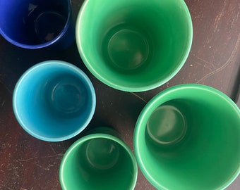 Vtg Fiestaware Tumbler in Green 4.5" B