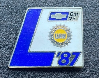 Vintage GM 80's Union Pin