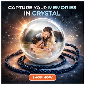 Glass Video Sphere Gift | Custom Playable Message Globe | Personalized Keepsake Gift