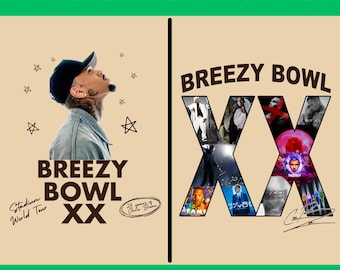 Chris Brown Breezy Bowl XX Shirt PNG | 20 Years of Chris | Worldwide