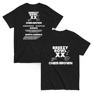 Breezy Bowl Baseball Jersey - Personalized Chris Brown Tour Shirt, Breezy Bowl XX 2025 Shirt, Chris Brown Shirt, Breezy Bowl Tee