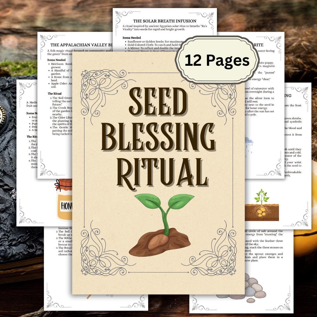 Seed Blessing Ritual, Beginner Witch, Basics of Witchcraft, Rituals ...
