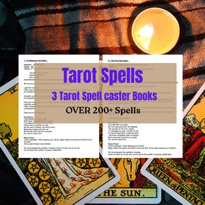 Tarot Spell Book Bundle, Tarot Cheat Sheets (PDF Download)