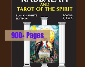Kabbalah Tarot Grimoire: Black and White Edition (PDF Download)