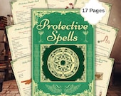 Protective Spells and Rituals, Witchcraft, Book of Shadows, Grimoire Pages, Beginner Witch Kit