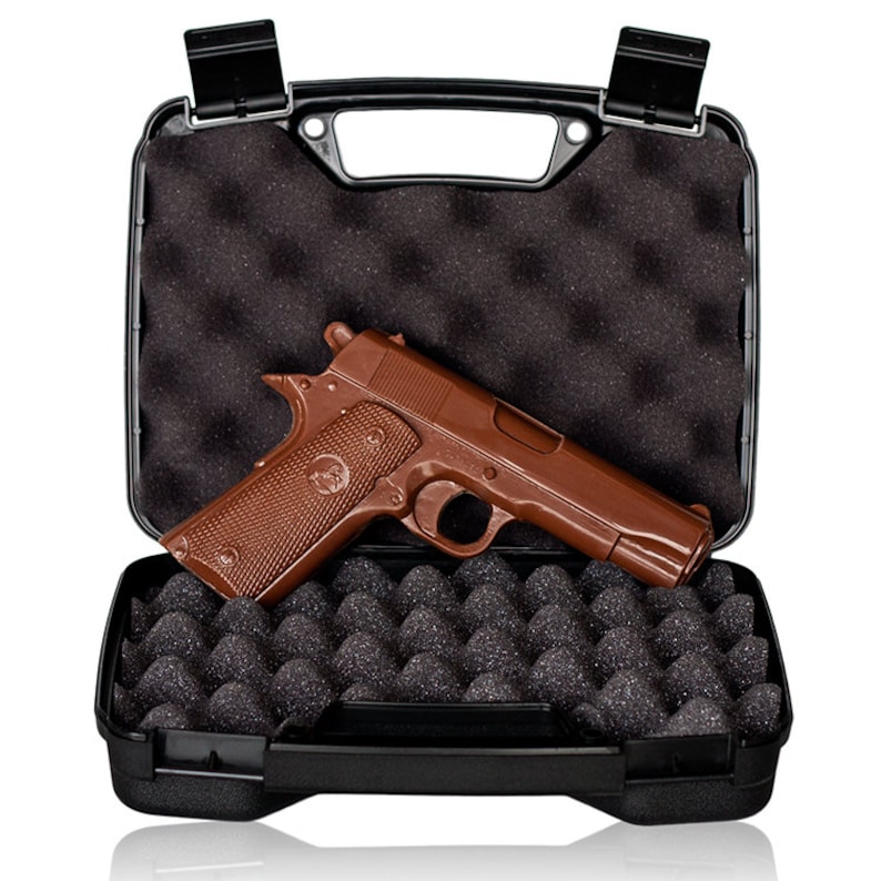 CHOCOLATE GUN Full Size Hand crafted Solid Milk Chocolate Etsy