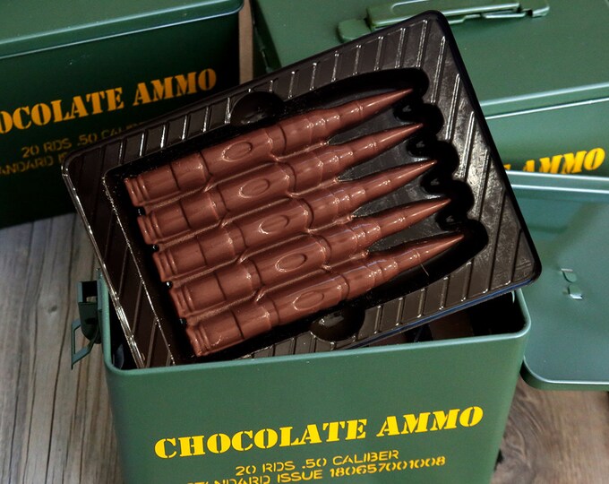 Chocolate Bullets in Mini Ammo Can Etsy
