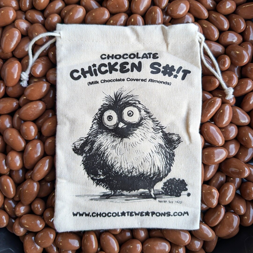 Chocolate CHICKEN Poop Candy - Chicken Poop (chocolate Almonds) Packed ...