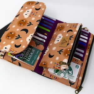 Cartera para teléfono con doble cierre • Cartera definitiva • 18 ranuras para tarjetas • iPhone • Samsung • Bandolera • HECHA A PEDIDO