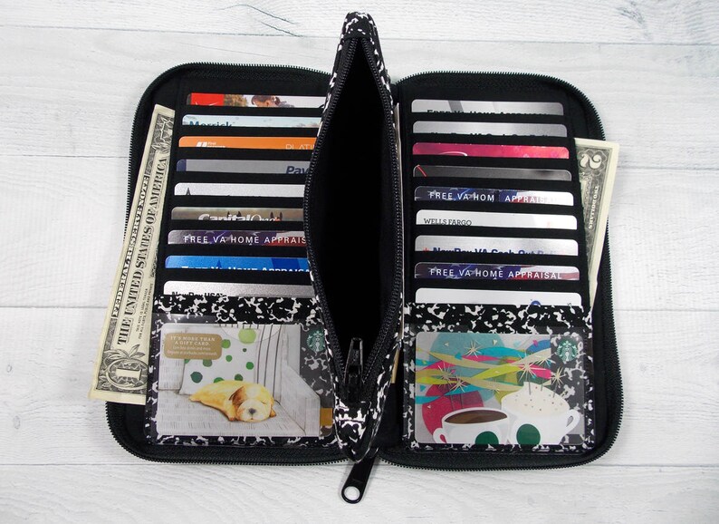 MADE TO ORDER Zip Around Wallet Ultimate Extra Wallet Etsy