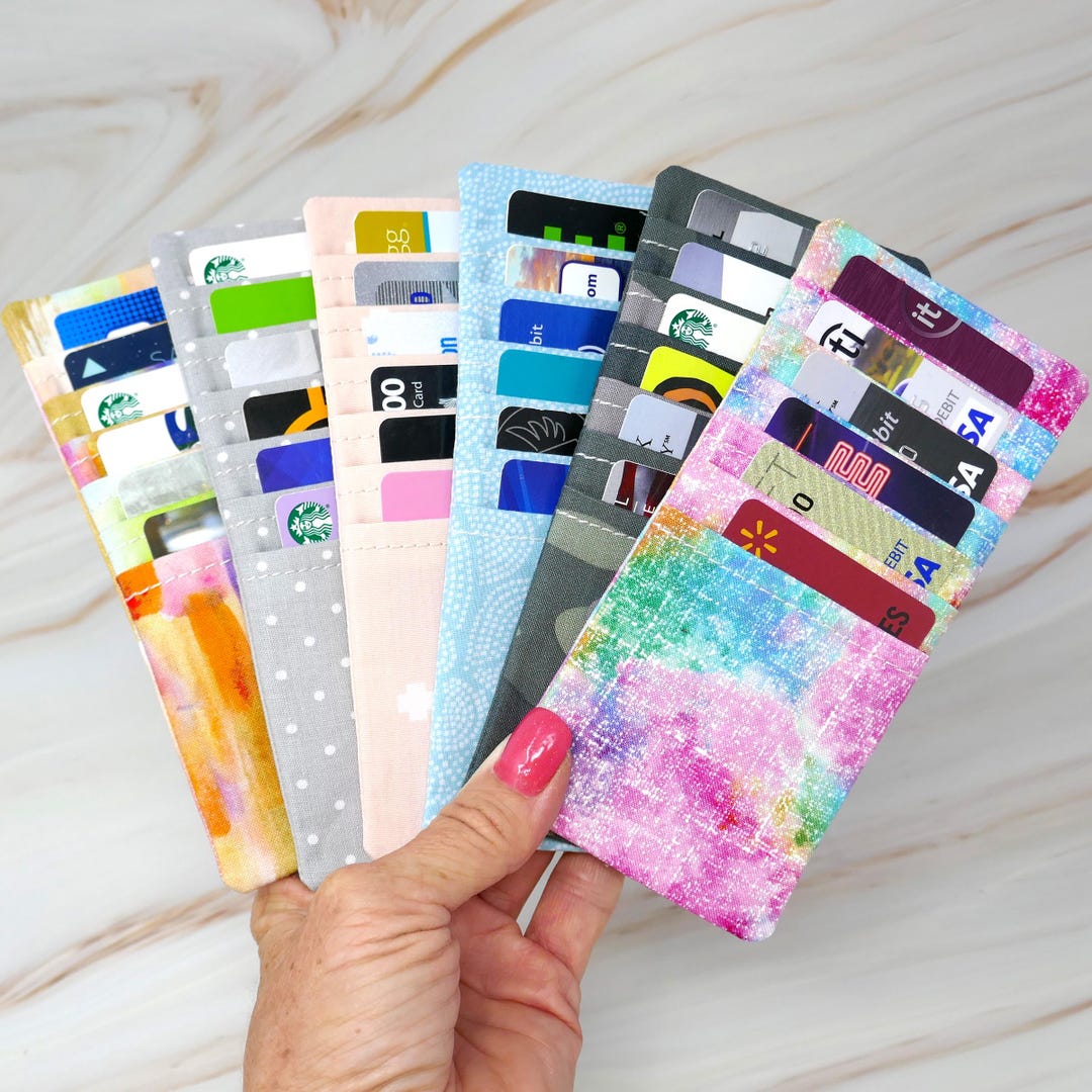 Pastel Credit Card Holder, 6-slot Credit Card Insert, Wallet Purse ...