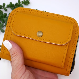 1pc Fashionable Zipper Card Holder For Women & Men, Accordion Style With  Multiple Card Slots, Coin Case