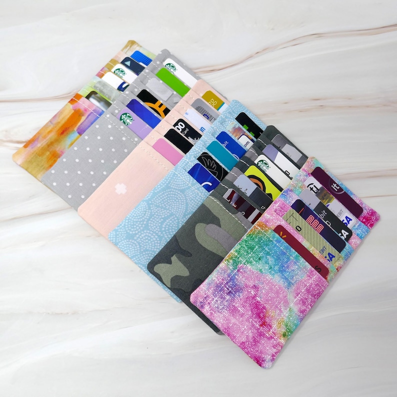Pastel Credit Card Holder, 6-slot Credit Card Insert, Wallet Purse ...