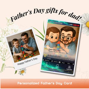 Lustige Stiefvater Vatertags Anime Karte, Gamer Papa Geschenk, Vatertagsgeschenk von Stief Tochter, Bonus Papa Wertschätzung Geschenk, Anime Liebhaber Geschenk