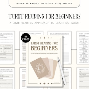 Tarot Für Anfänger & Spickzettel, Reinigung, Spreads, Tarot lesen, Grimoire Seiten, Tarot Journal, Hexe, Selbstfindung, Astrologie, PDF