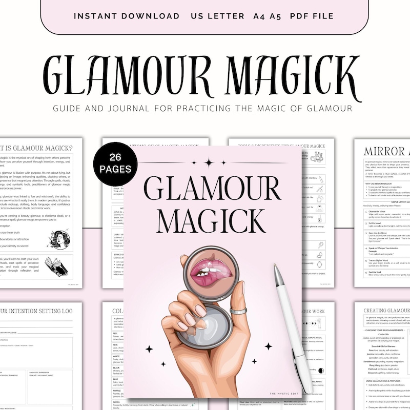 Glamour Magic Journal - Etsy