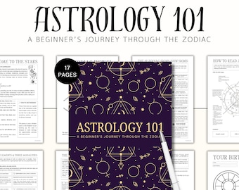 Astrologie, Sternzeichen, Planeten, Häuser, Dekane, Geburtstafel, Astrologie für Anfänger, Selbstfindung, Geburtstafel, Grimoire
