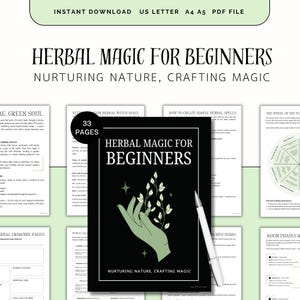 Green Witch Grimoire, Herbal Magick, Herbalism, Witchcraft Basics, Book of Shadows, Herb Magic, Hedge Witch, Spells, Rituals, Plant Magic