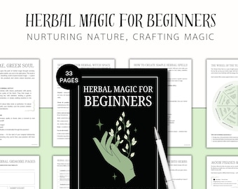 Green Witch Grimoire, Herbal Magick, Herbalism, Witchcraft Basics, Book of Shadows, Herb Magic, Hedge Witch, Spells, Rituals, Plant Magic