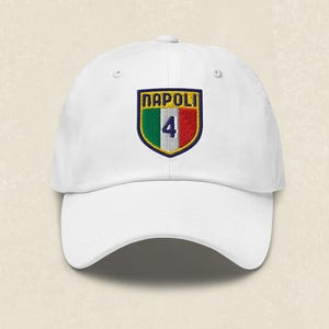 Napoli Campione 2025 Dad Hat: Italian Football Embroidered Cap