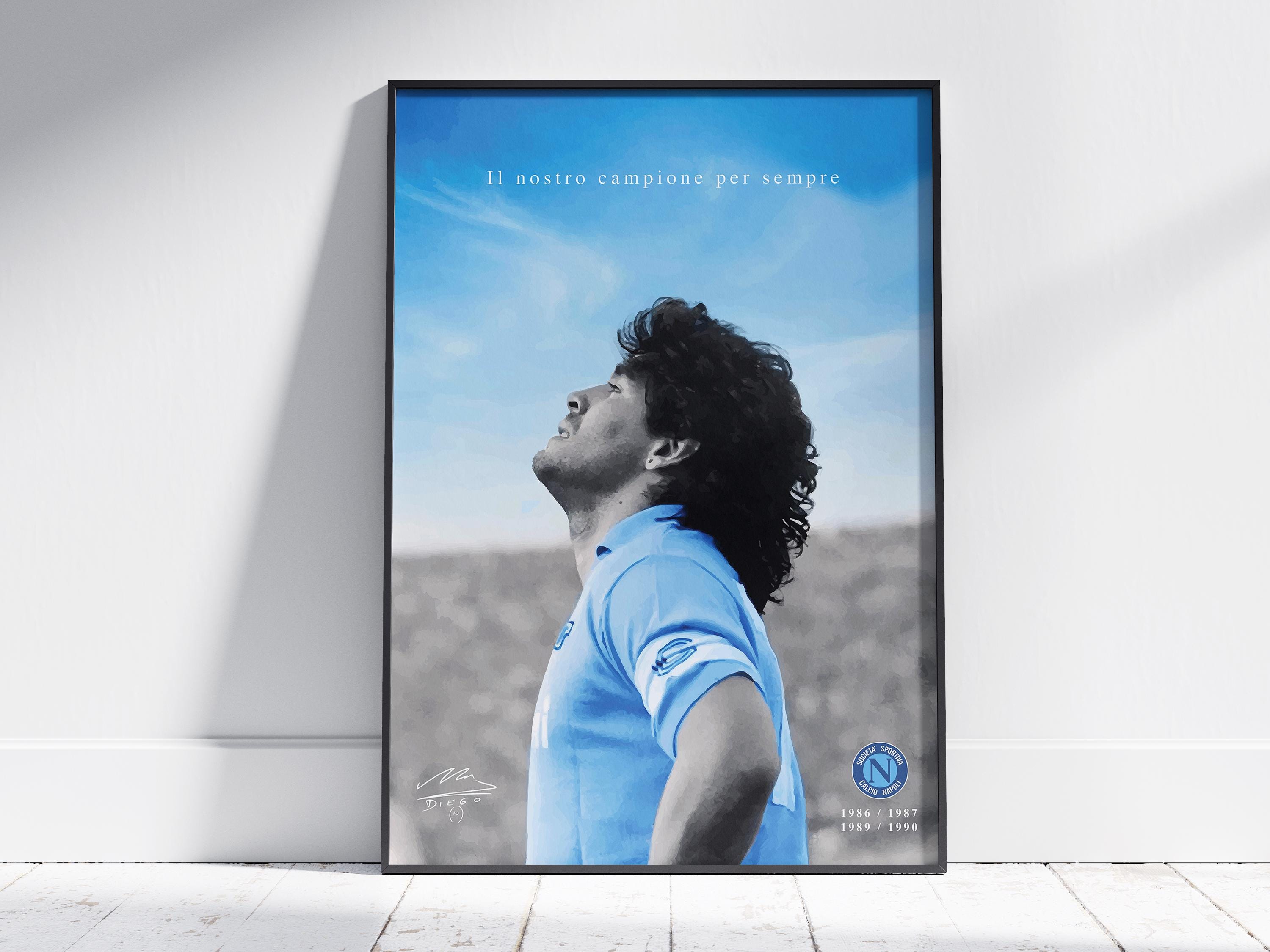 Win a signed Diego Maradona poster
