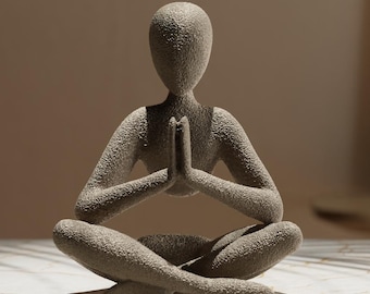 NOBODY – Prayer | Meditative 3D sculpture in yoga pose