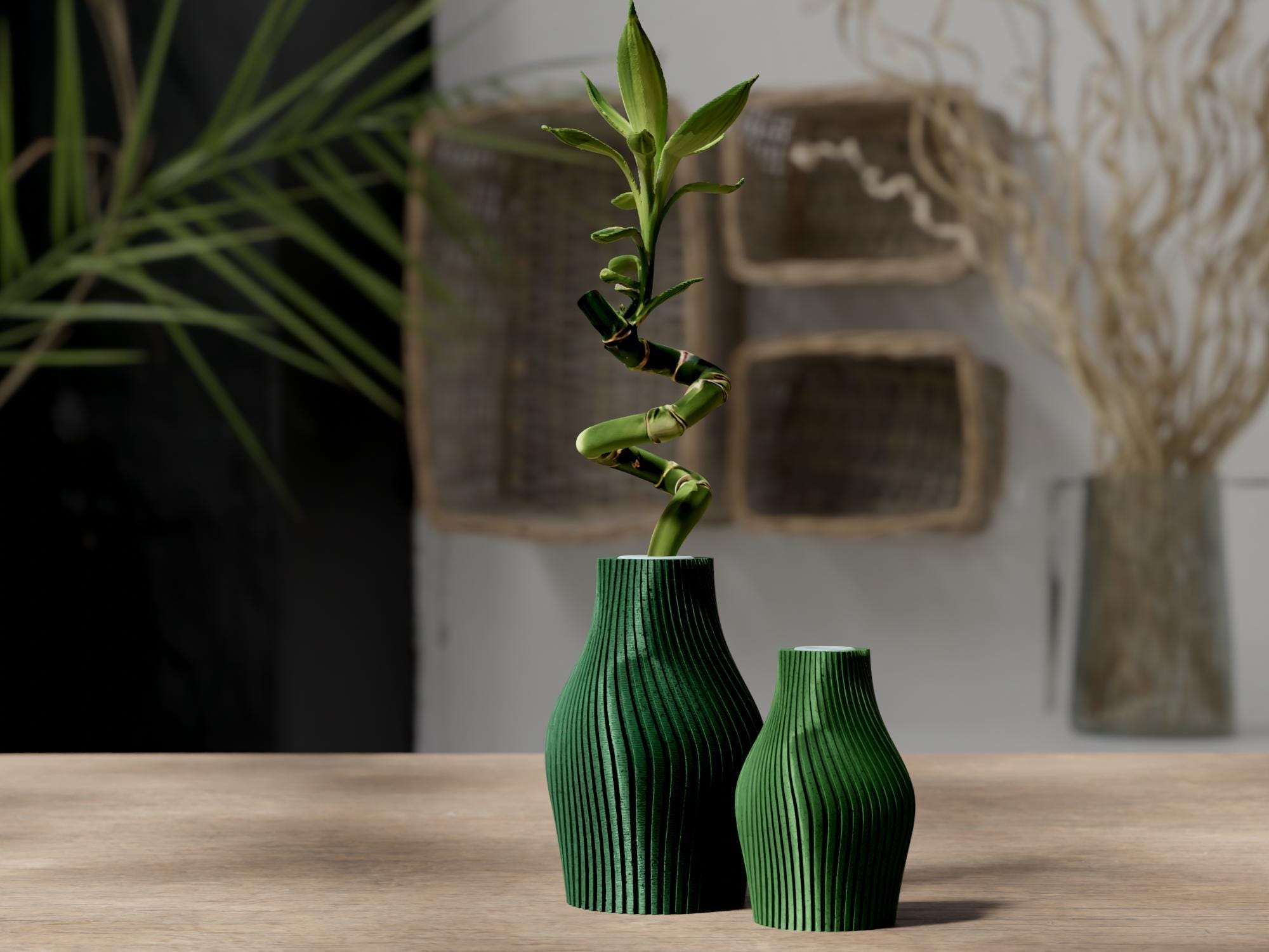 Bambus vase - Etsy.de