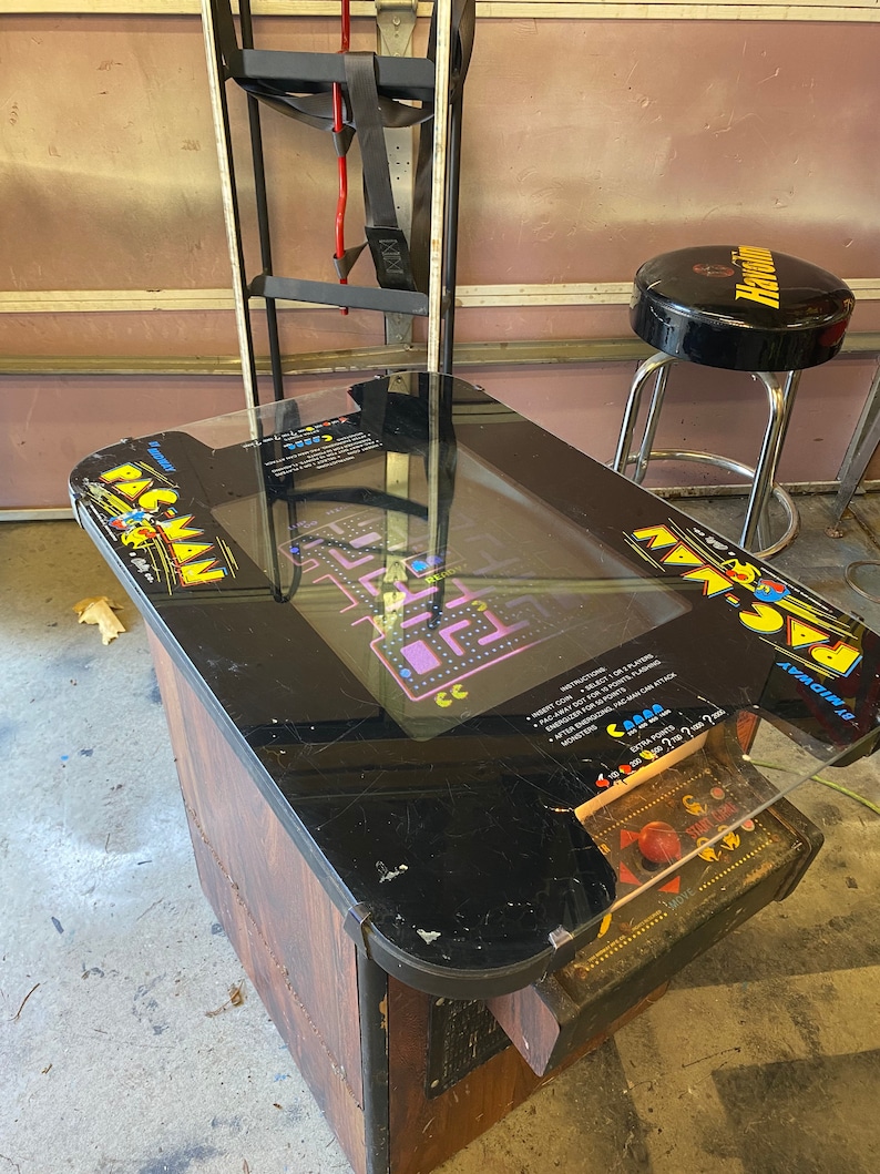 Original PAC Man Tabletop Arcade Video Game, Working Great Etsy Original PAC Man Tabletop Arcade Video Game, Working Great Etsy