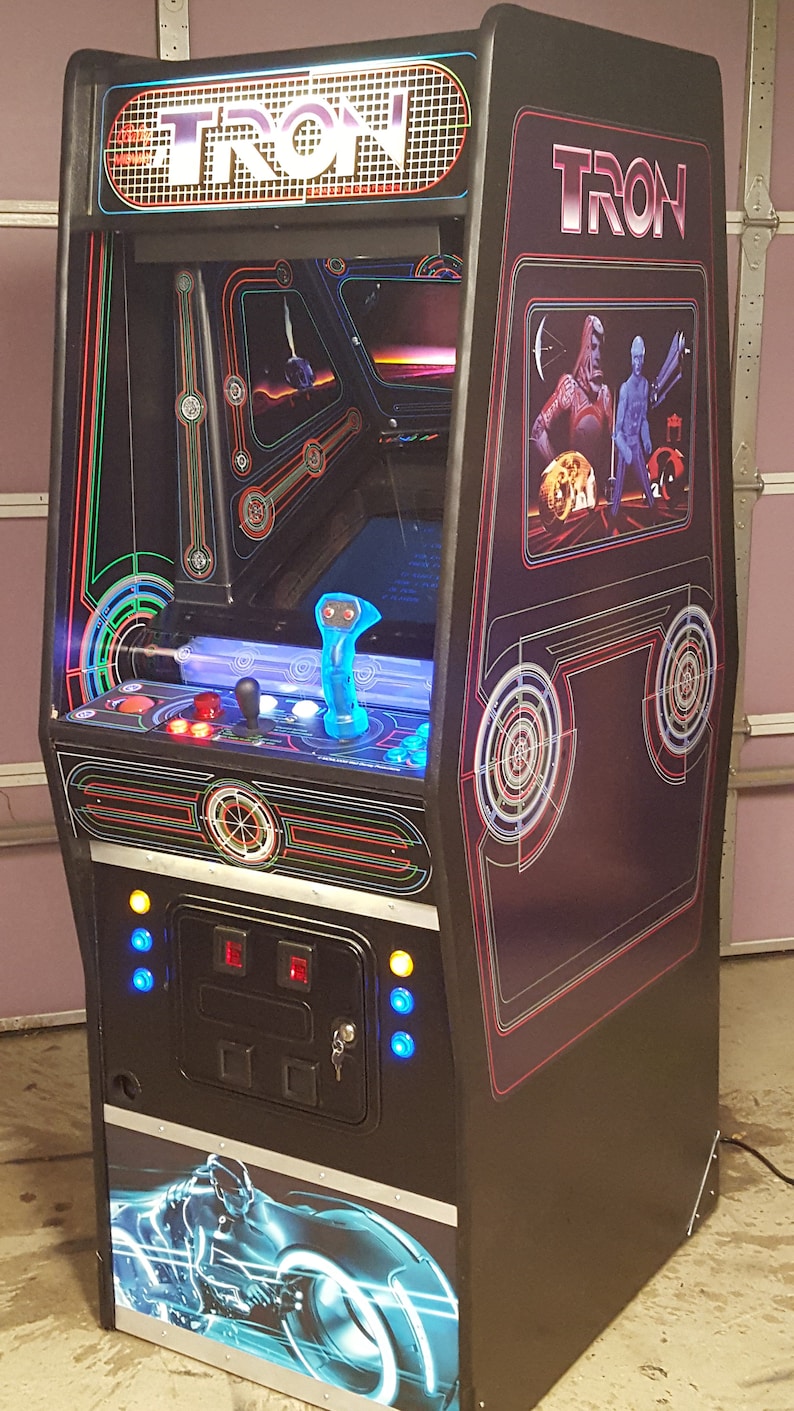 TRON Supercade From Original 80s Atari Video Arcade Game. Etsy