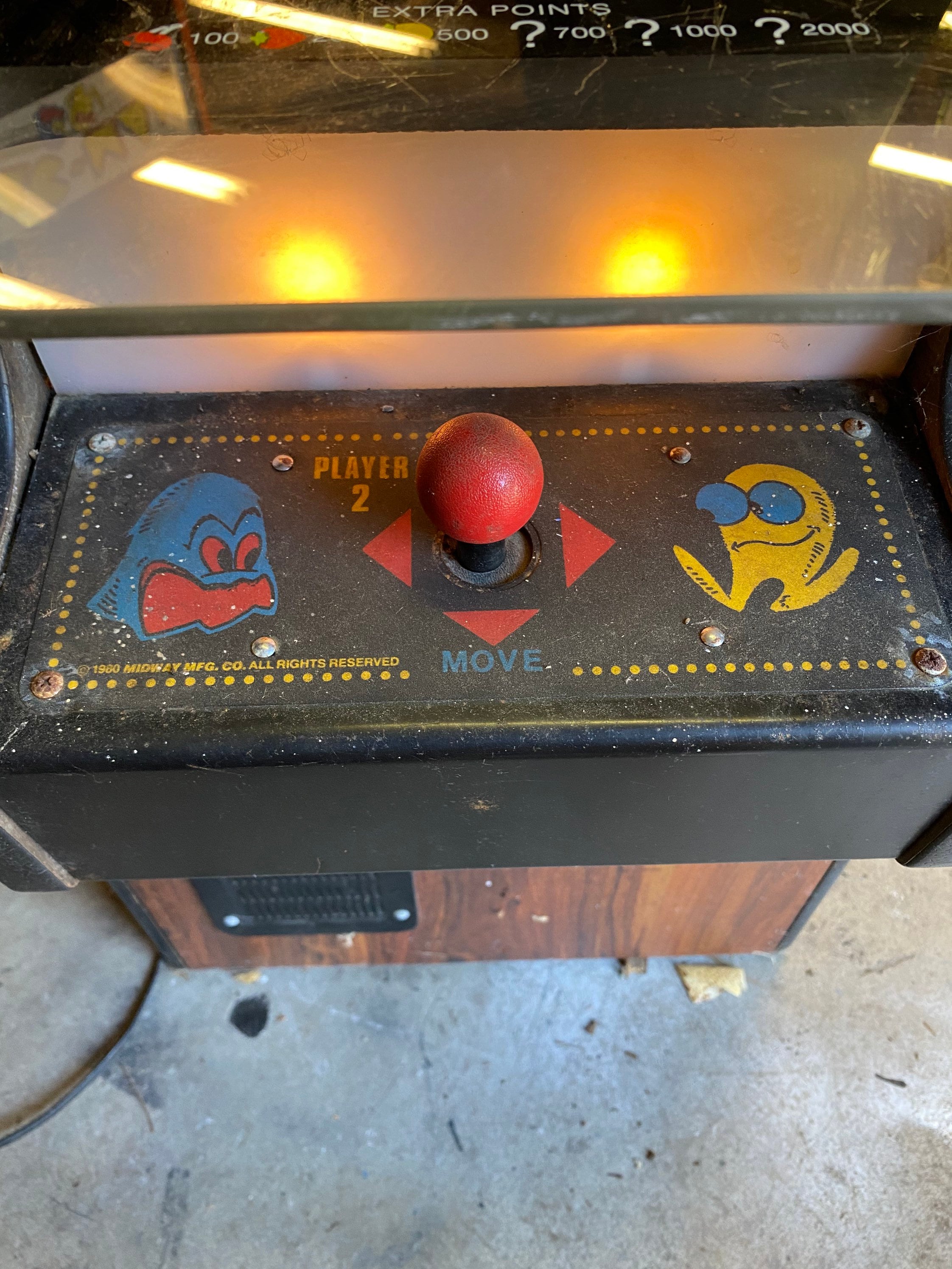 Original PAC Man Tabletop Arcade Video Game, Working Great Etsy