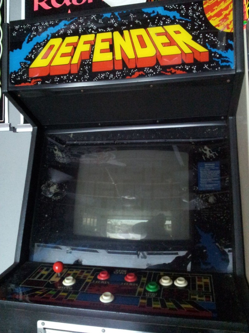 DEFENDER Partially Restored Original Video Arcade Game With Etsy