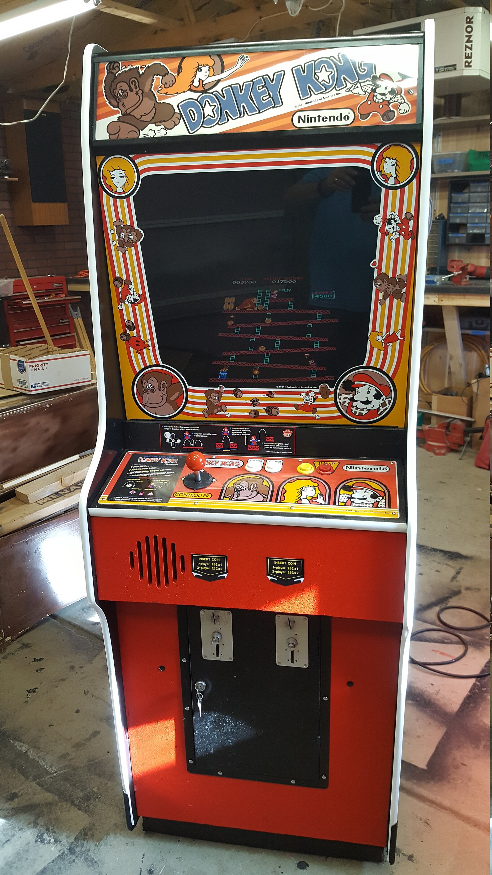 DONKEY KONG Fully Restored Original Video Arcade Game with Etsy