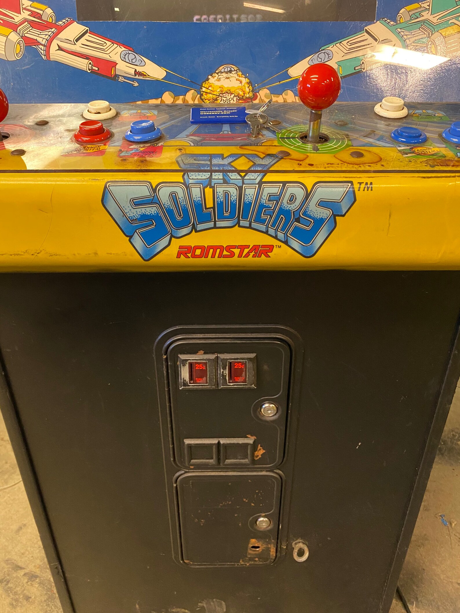 ROMSTAR Sky Soldiers Original Videogame Arcade Works Etsy