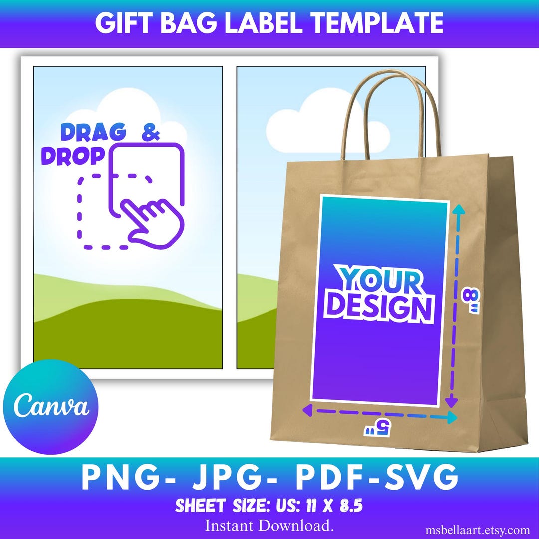 Image 1 for Goodie Bag Label Template
