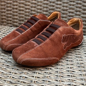 Vintage Puma by Schedoni 017-500 Limited Edition Low-Top Driving Shoes Size 37