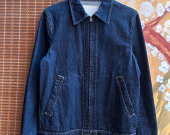 Against All Risks A.A.R by Yohji Yamamoto Zip Denim Jacket Size L