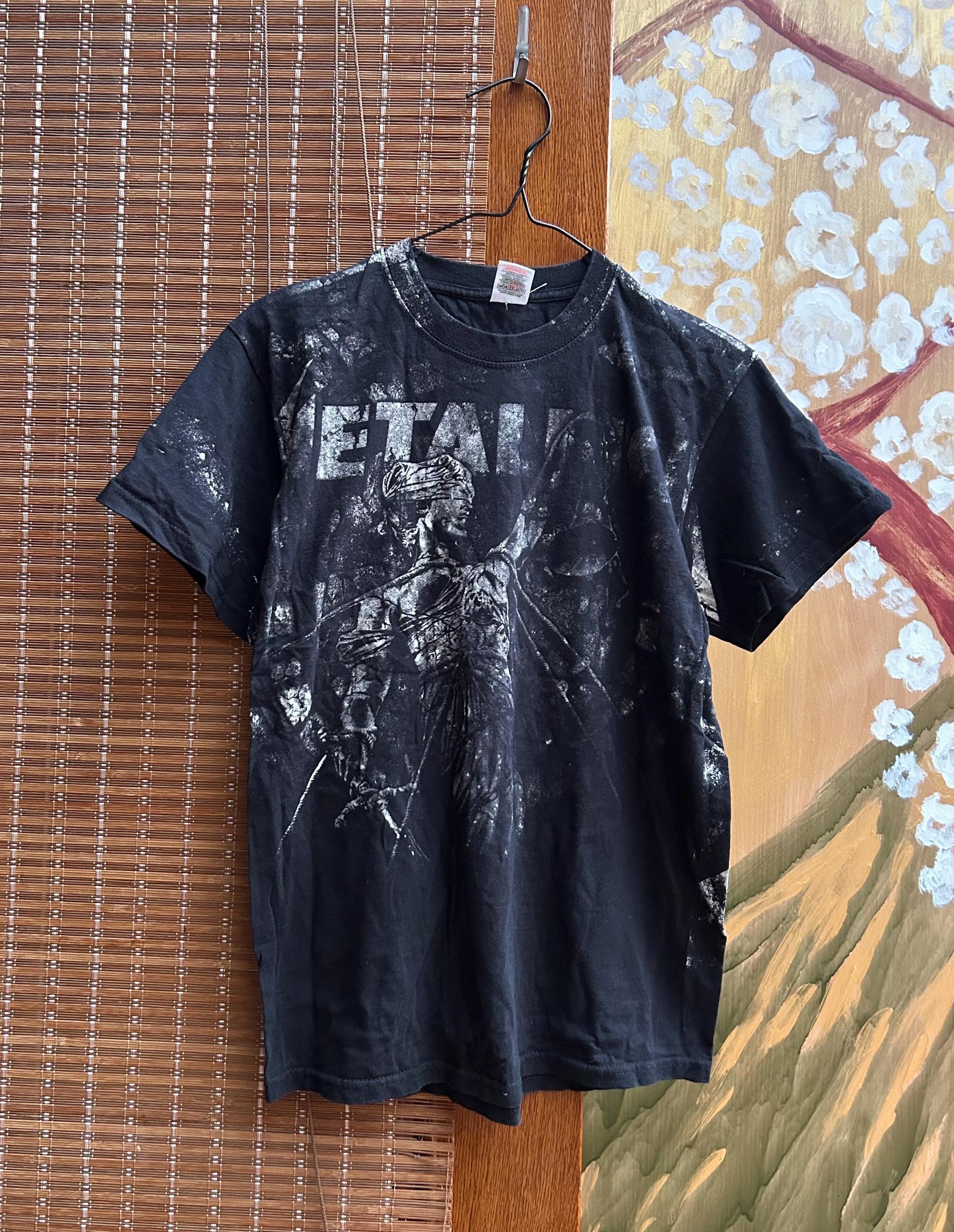 Metallica all over print shirt - Etsy 日本